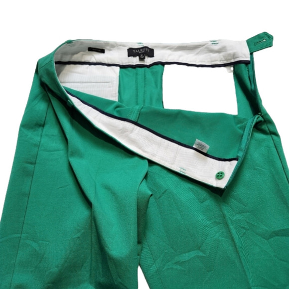 Capri Cotton blend Green color Slim fit Size 8p TALBOTS - Picture 5 of 13